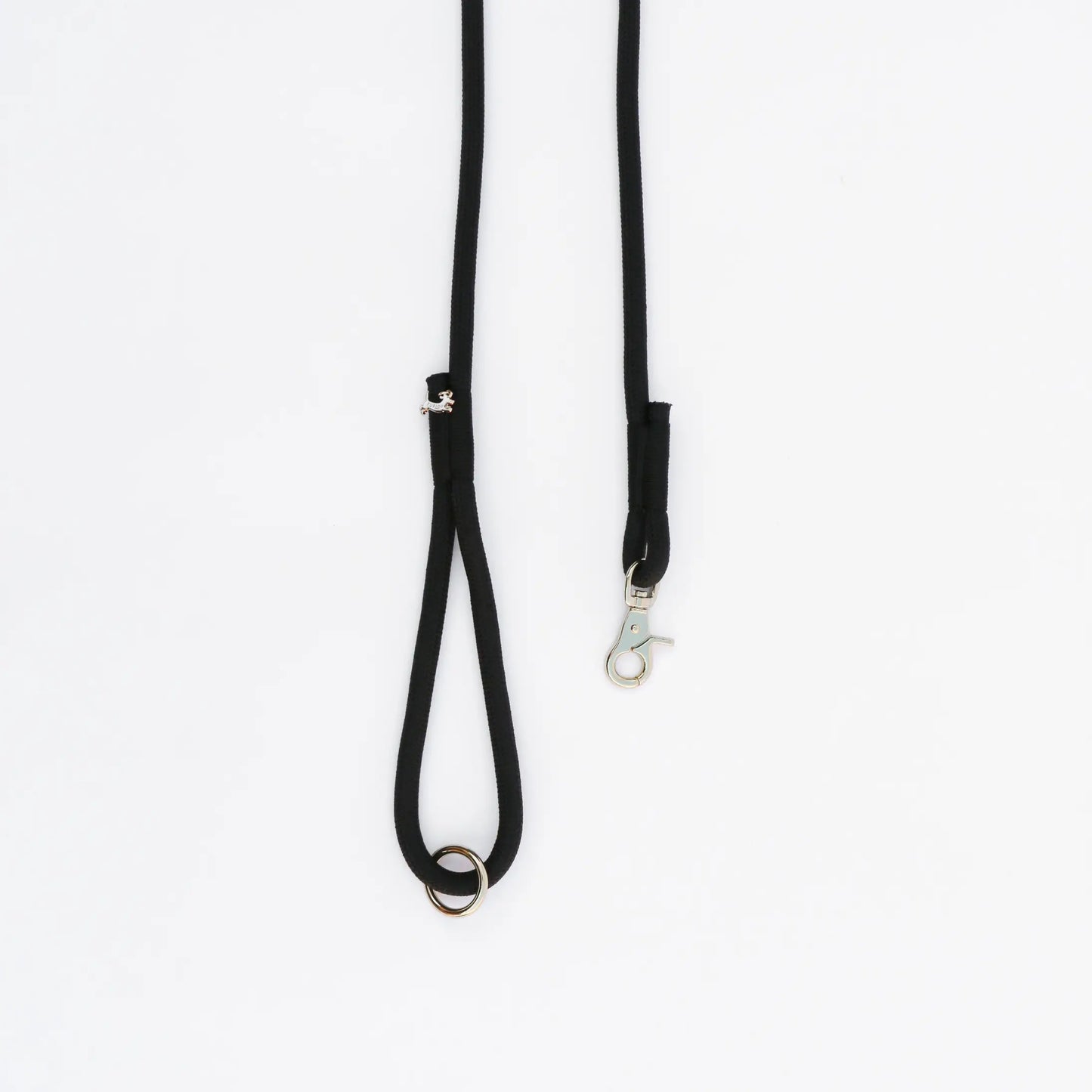 Braided Rope Leash - Black