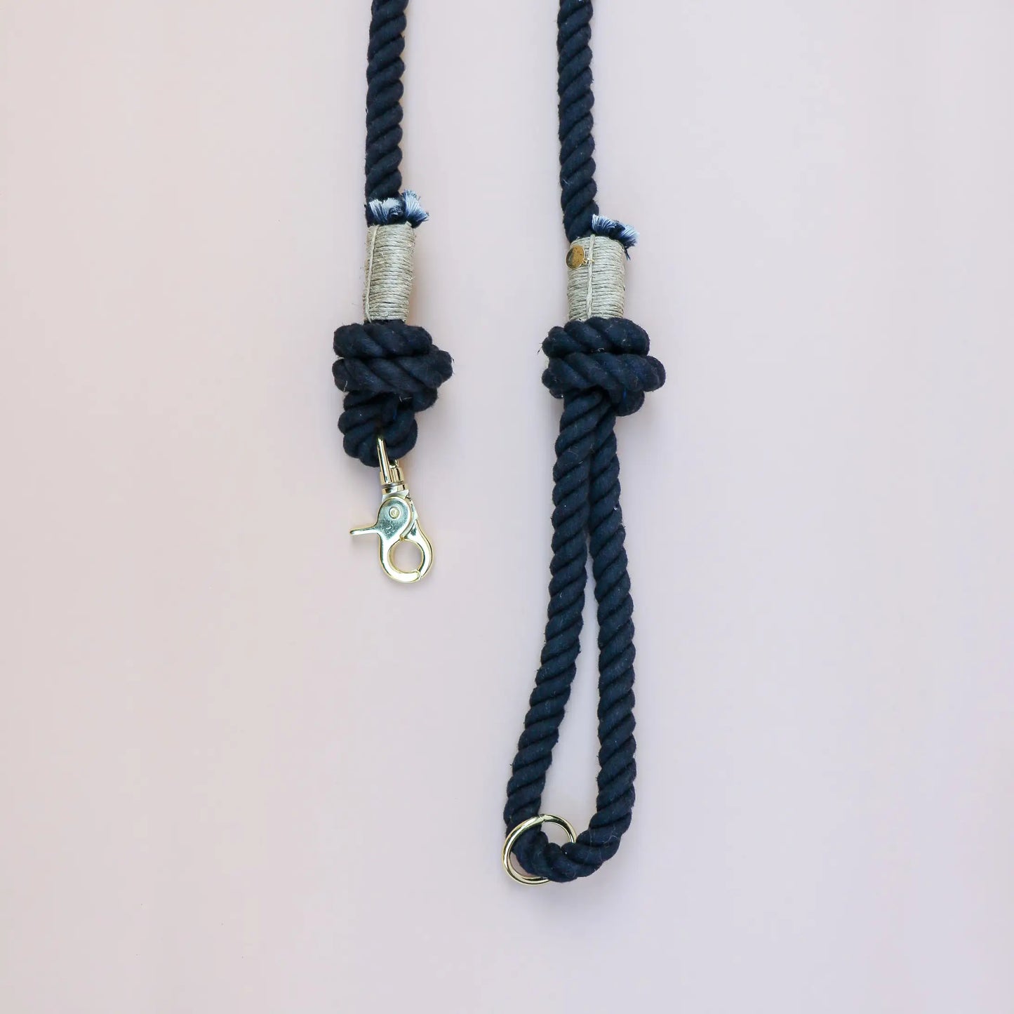 Rope Leash - Midnight Black