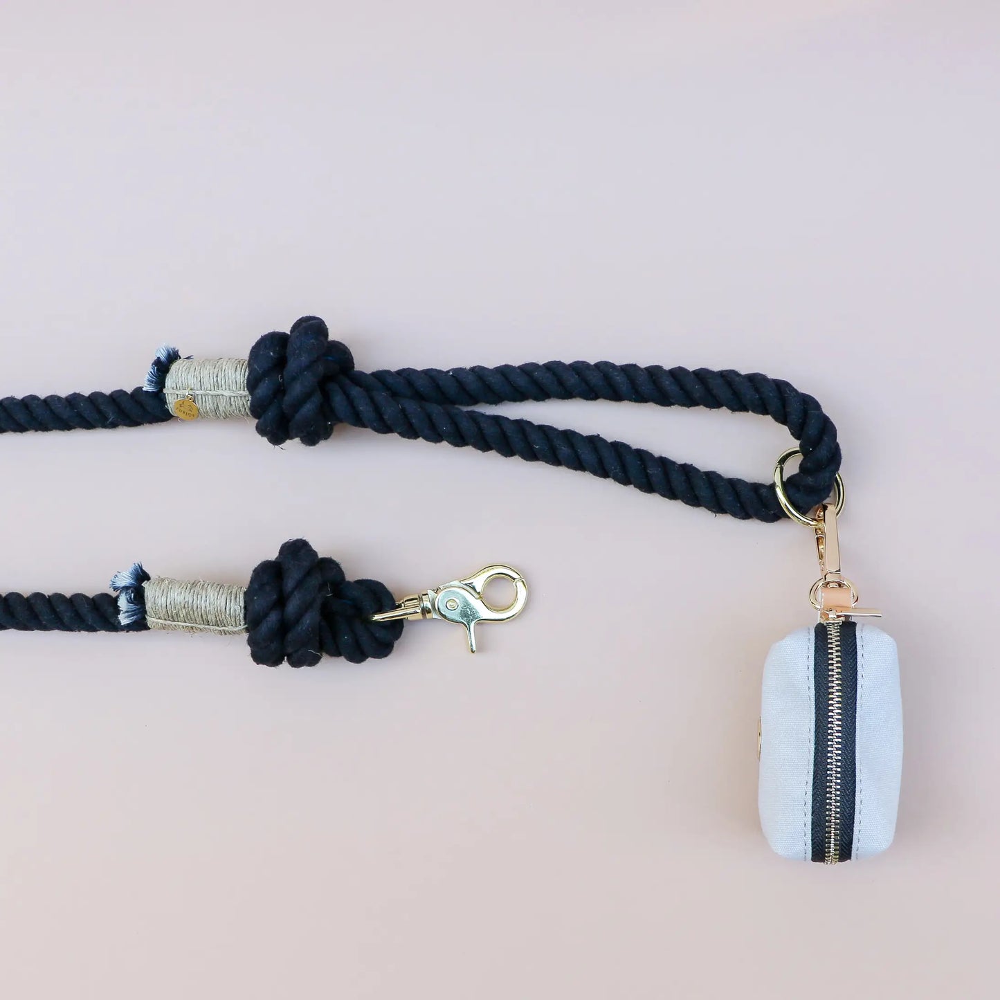 Rope Leash - Midnight Black